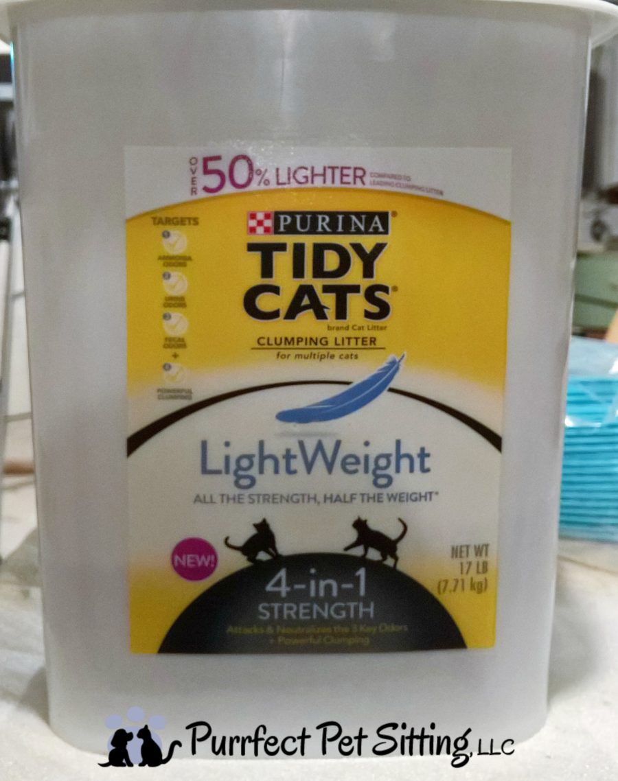 Pet Sitter Product Review Tidy Cat Lightweight Cat Litter Purrfect